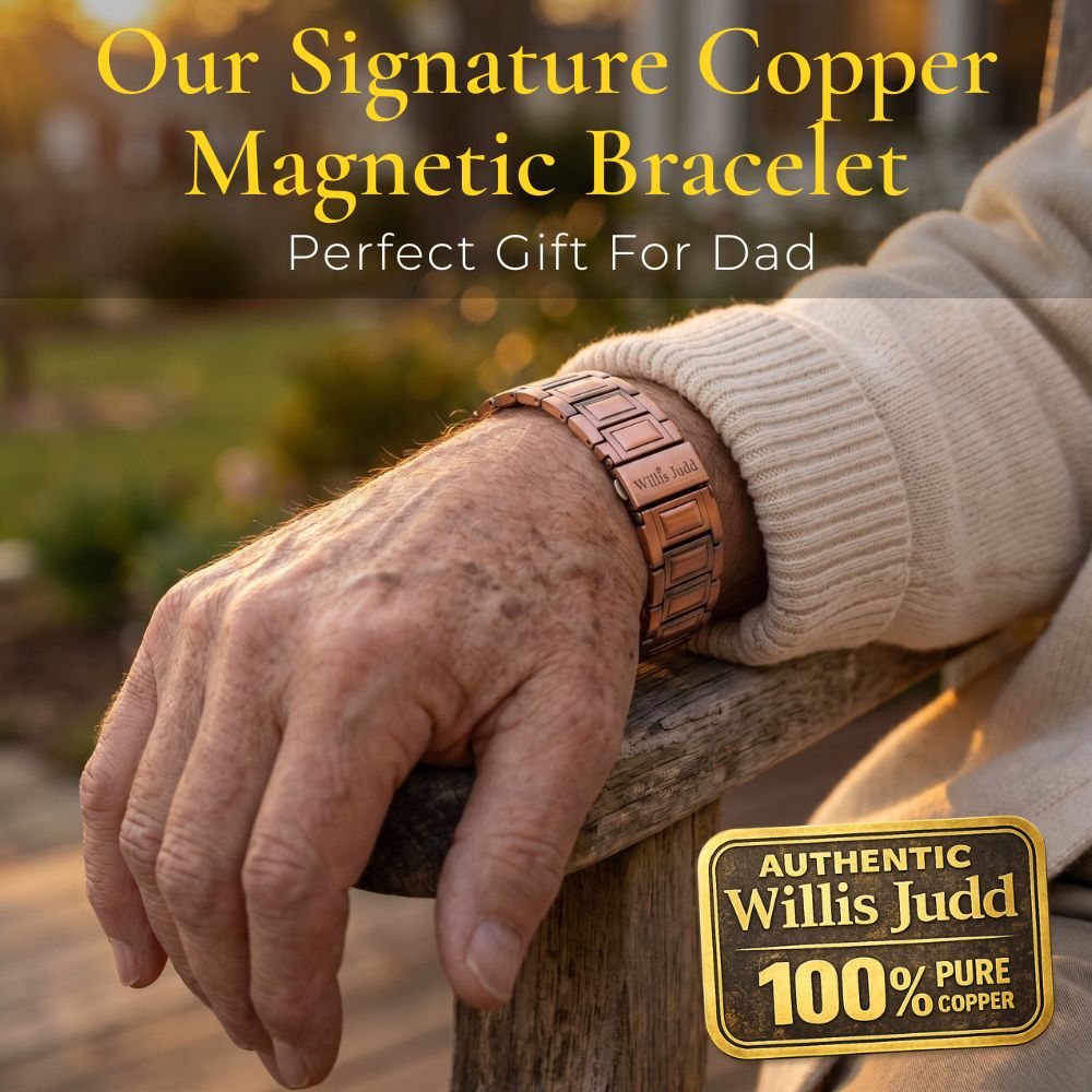 Fathers Day Copper Bracelet TRIPLE POWER MAGNETS