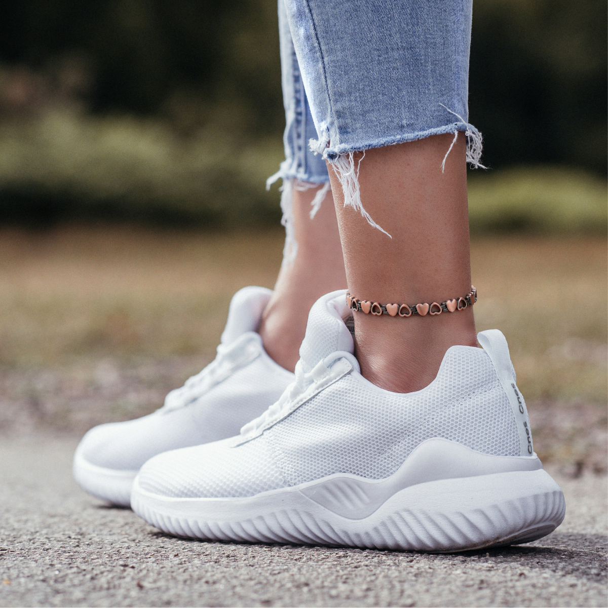 Ladies Natural Copper Magnetic Therapy Anklet Bracelet