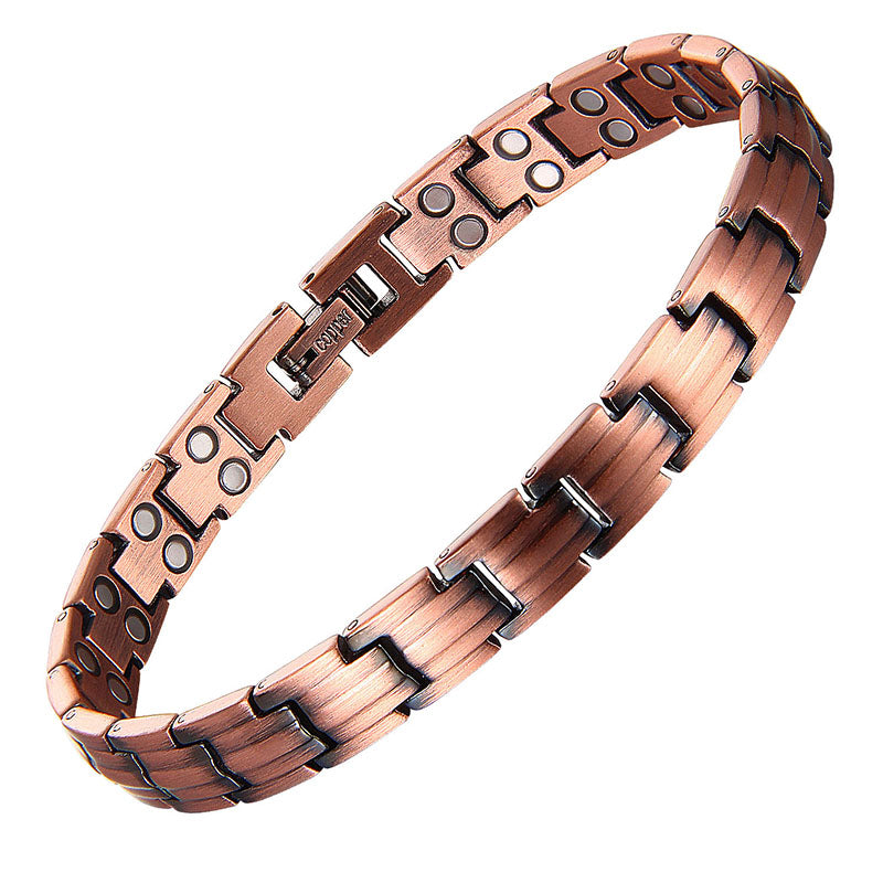 Ladies Copper Magnetic Bracelet NEW 2025 Model Double Strength