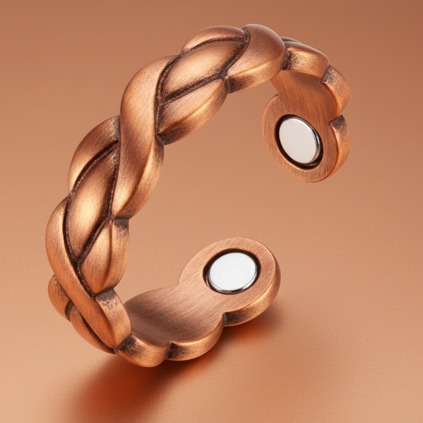 Ladies Adjustable Copper Magnetic Ring