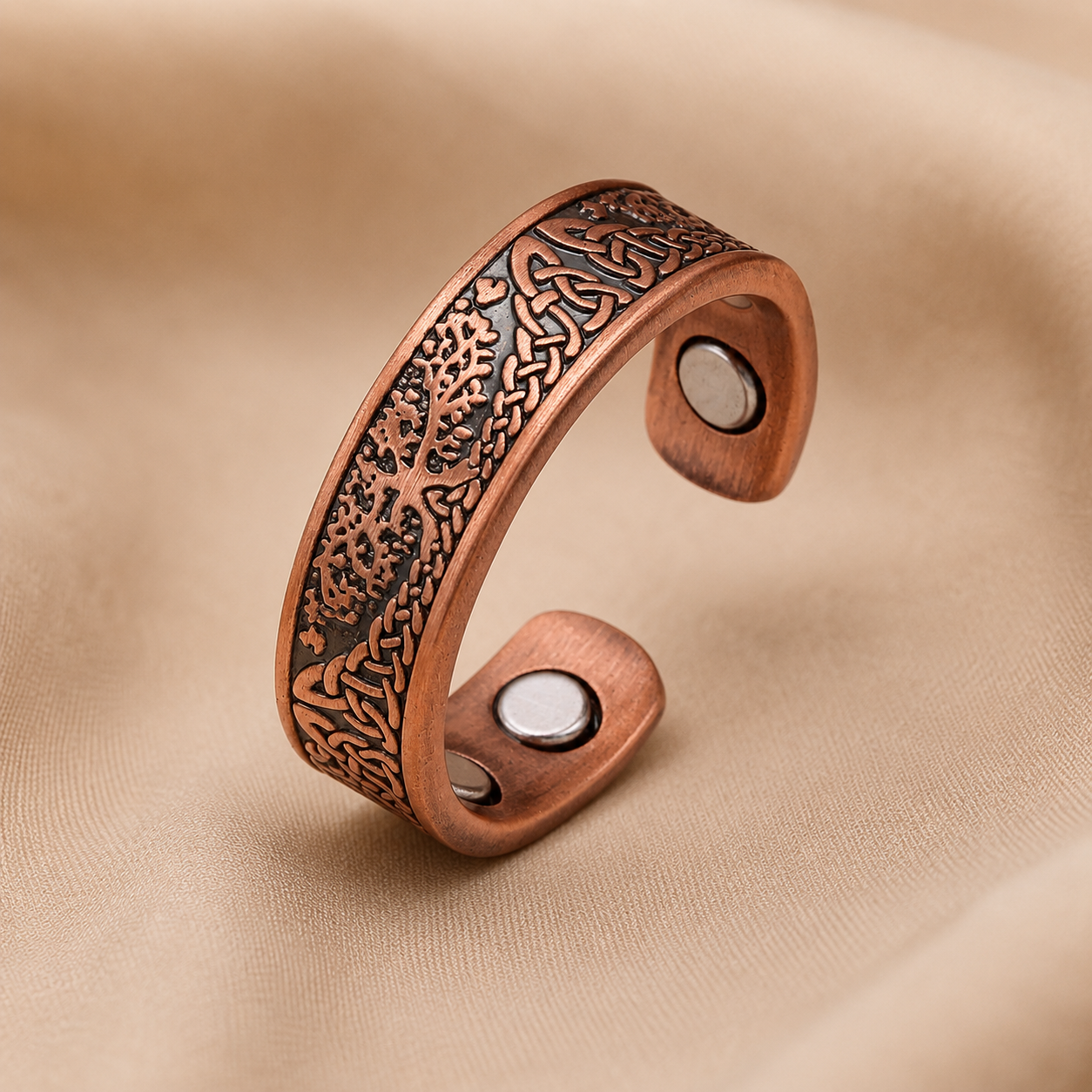 tree of life copper ring
