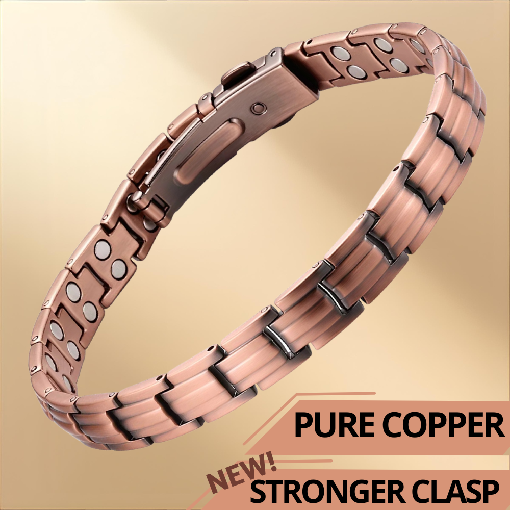Ladies Copper Bracelet & Red Light Therapy Wrap Set