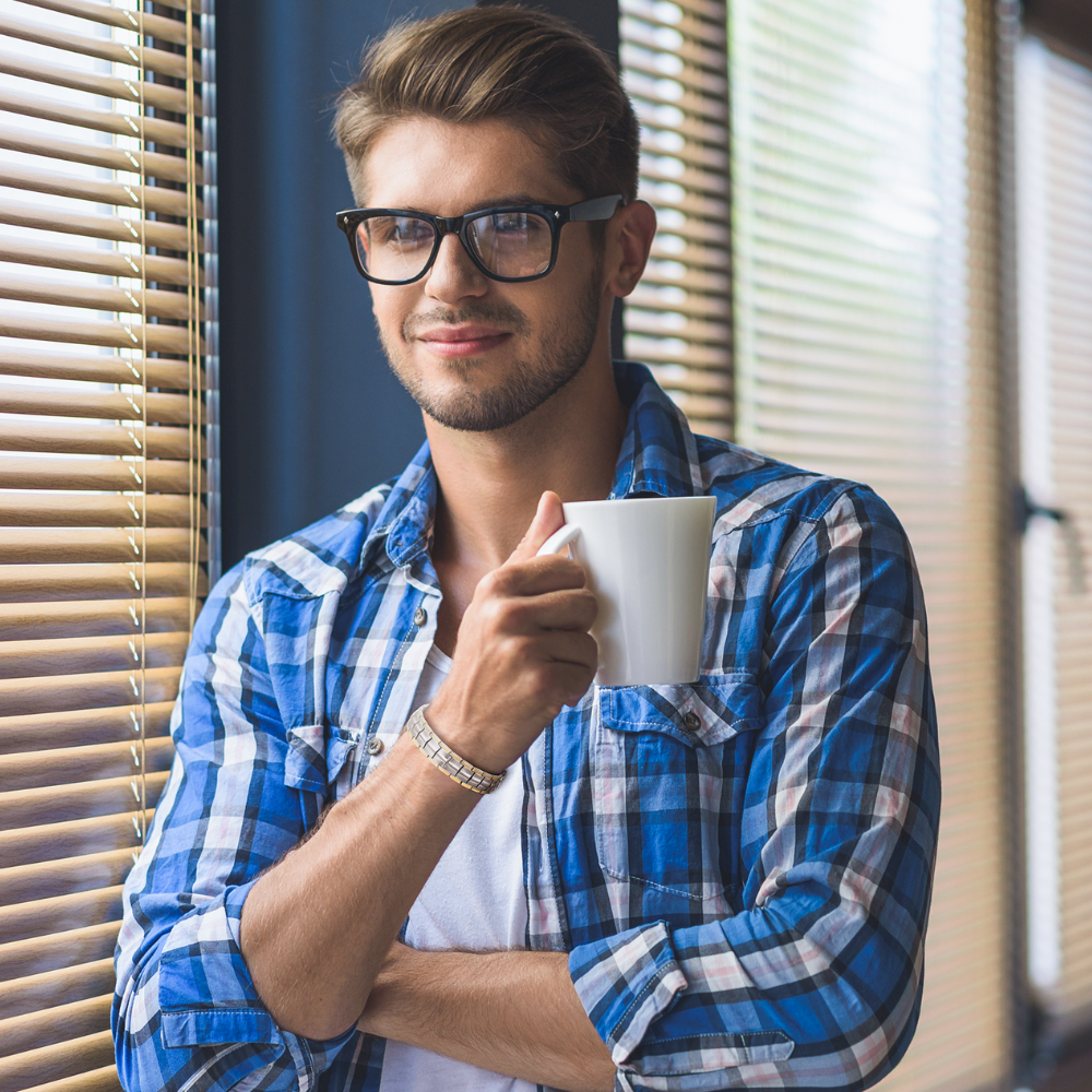 Mens Double Row Magnetic Bracelet