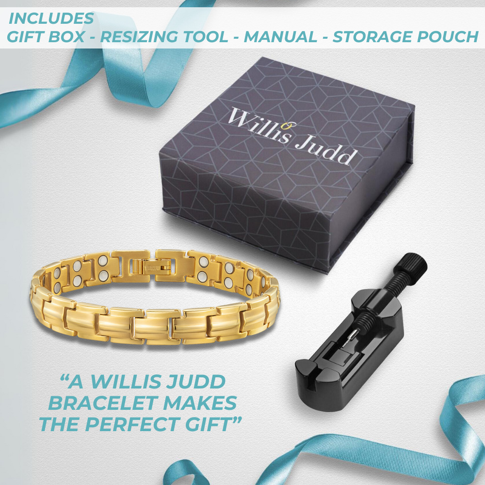 Ladies Double Row Titanium Magnetic Bracelet