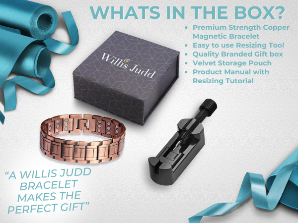 Mens Copper Magnetic Bracelet TRIPLE Power