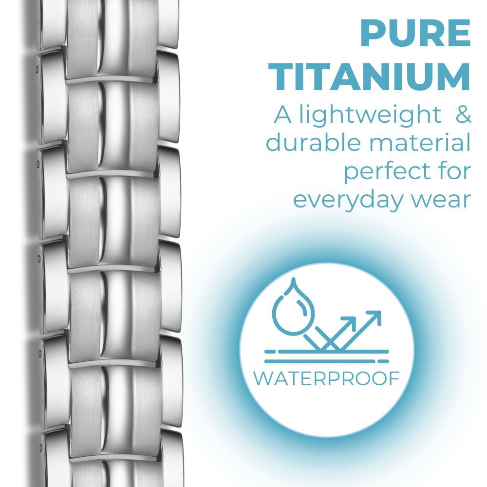 Strongest Magnetic Bracelet For Men - New Design- Silver