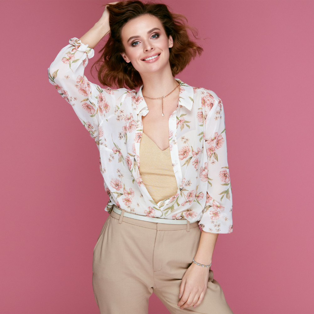 Ladies Magnetic Therapy Bracelet - Love Heart Two Tone