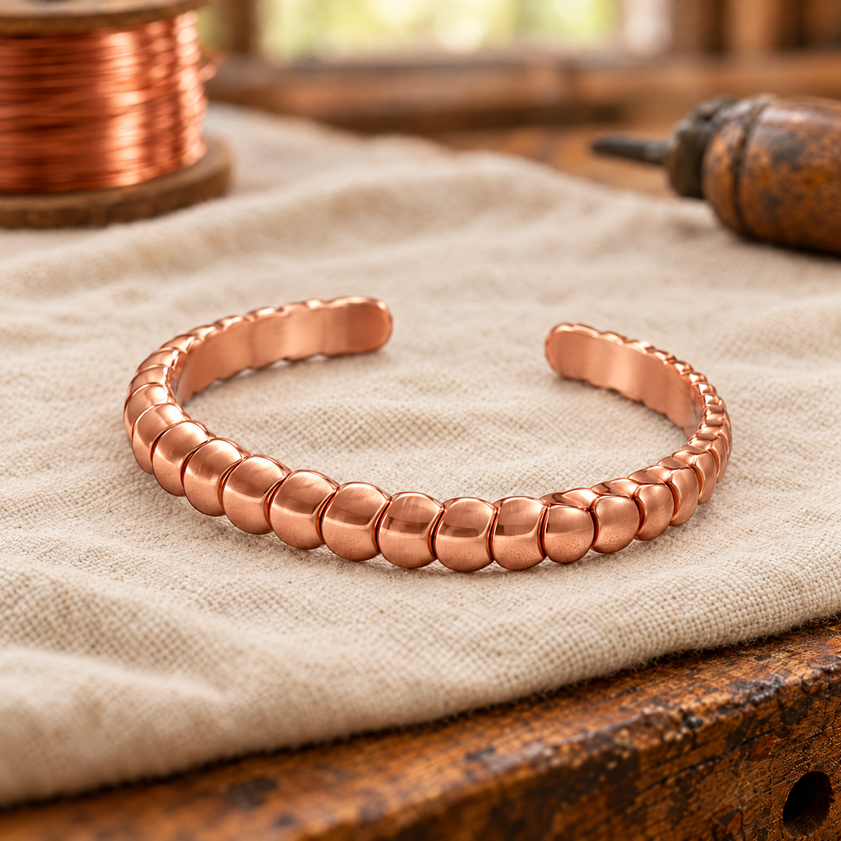 Twine Copper Cuff