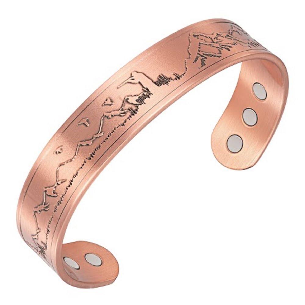 Willis Judd Mens Copper Bangle Hunter Bracelet