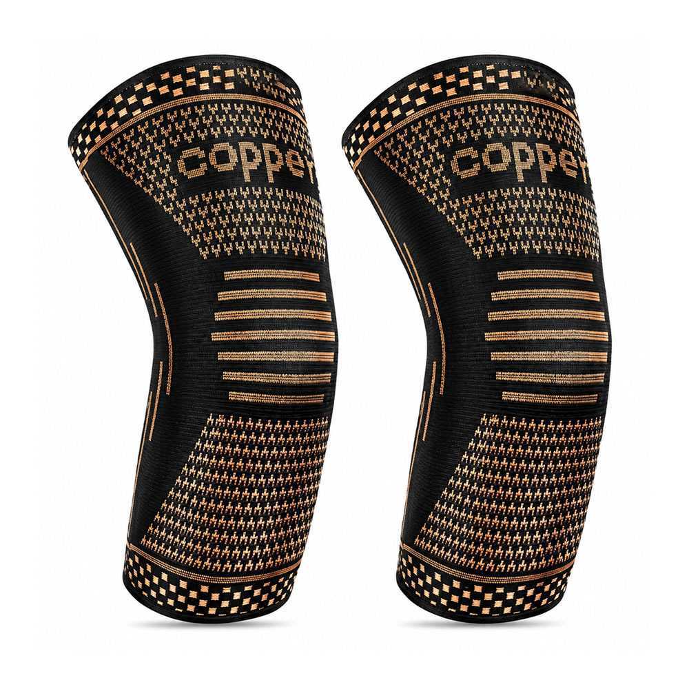 Copper Knee Support Sleeve | Compression Brace for Men & Women | S-2XL