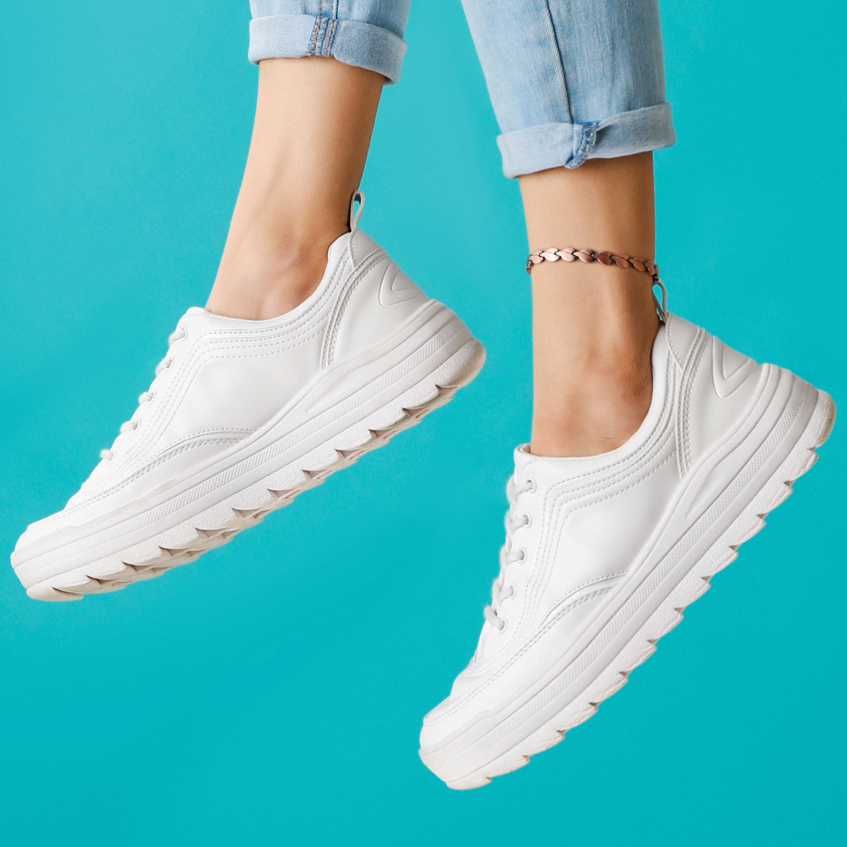 Ladies Copper Magnetic Therapy Anklet