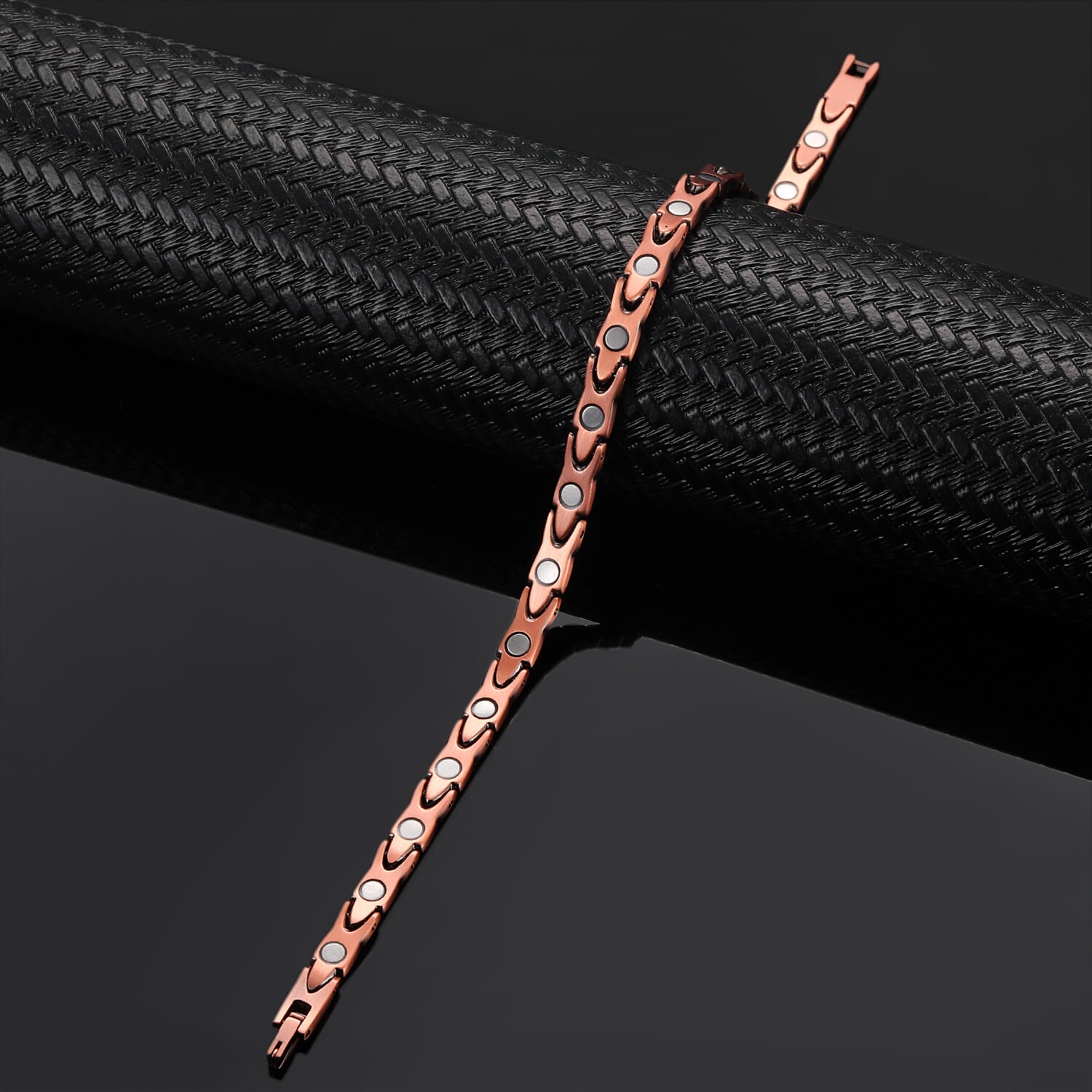 Ladies Solid Copper Magnetic Therapy Anklet Bracelet