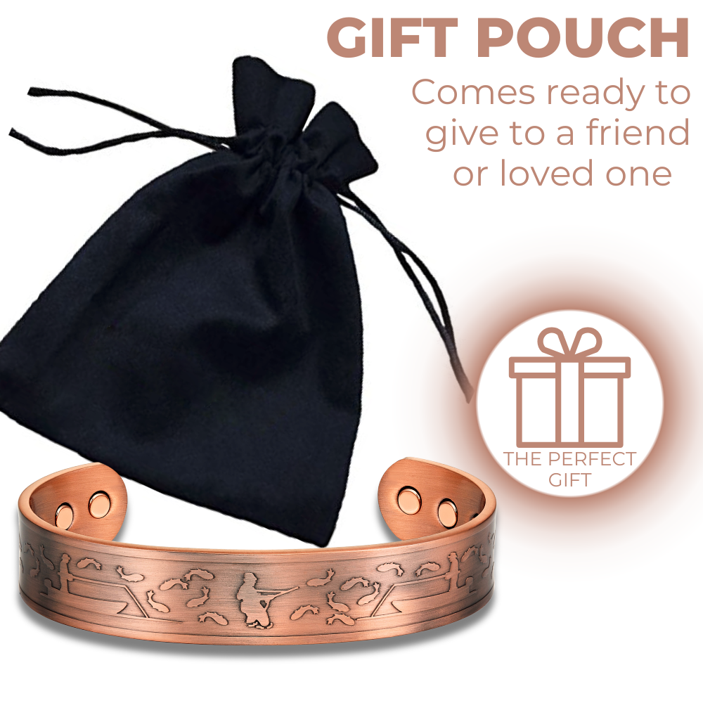 Willis Judd Mens Copper Bangle for Fisherman