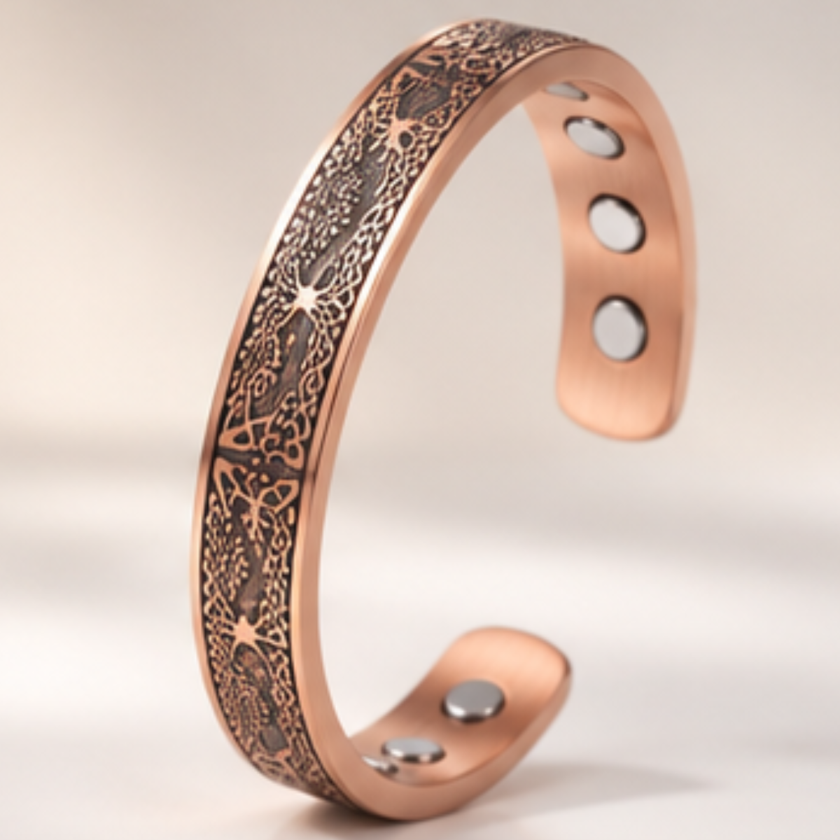 Willis Judd Pure Copper Tree of Life Ladies Bangle Bracelet