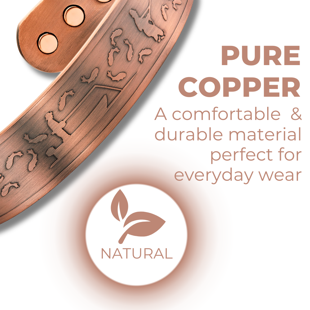 Willis Judd Mens Copper Bangle for Fisherman