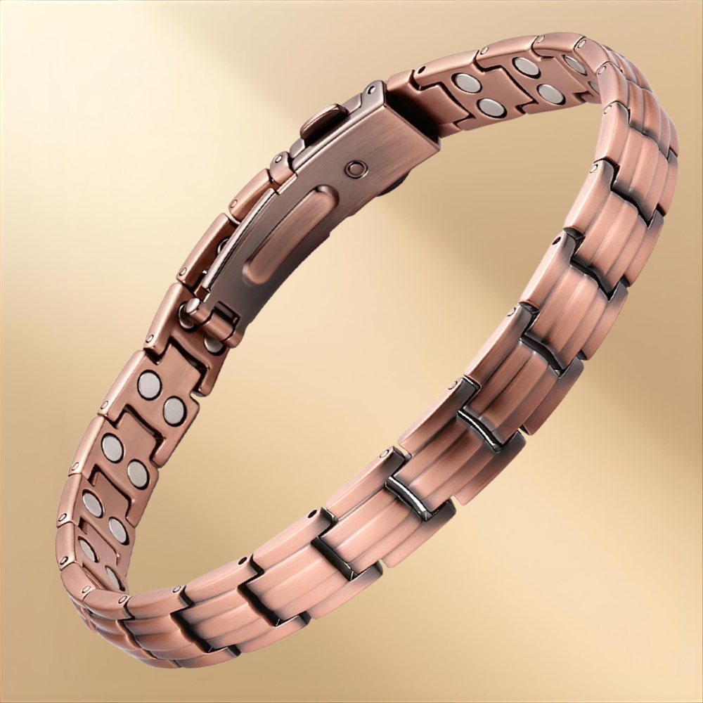 Ladies Copper Magnetic Bracelet NEW 2026 Model Double Strength
