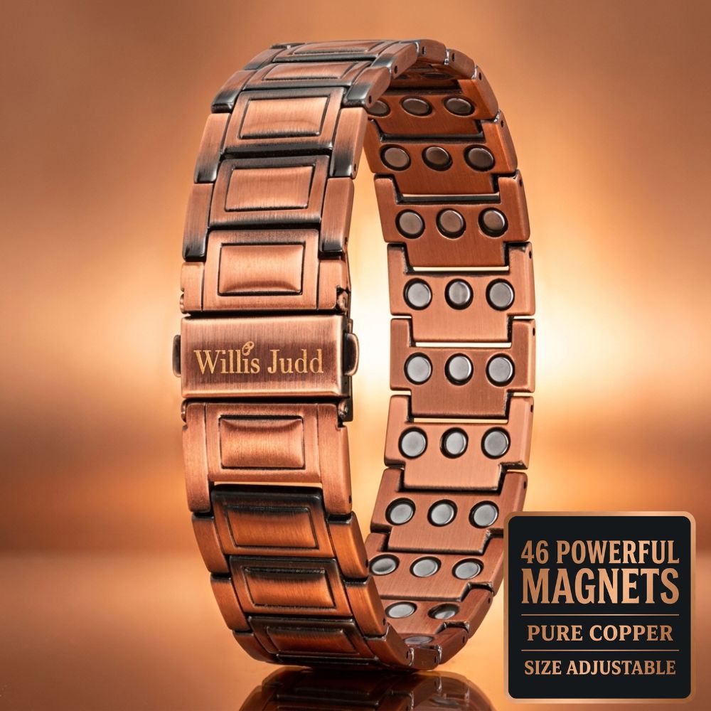 Fathers Day Copper Bracelet TRIPLE POWER MAGNETS