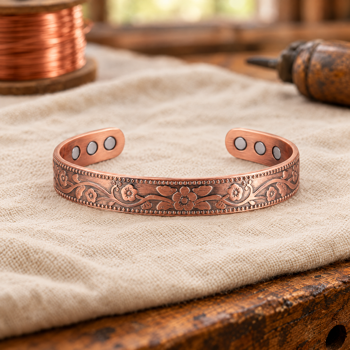 Wildflower Copper Cuff