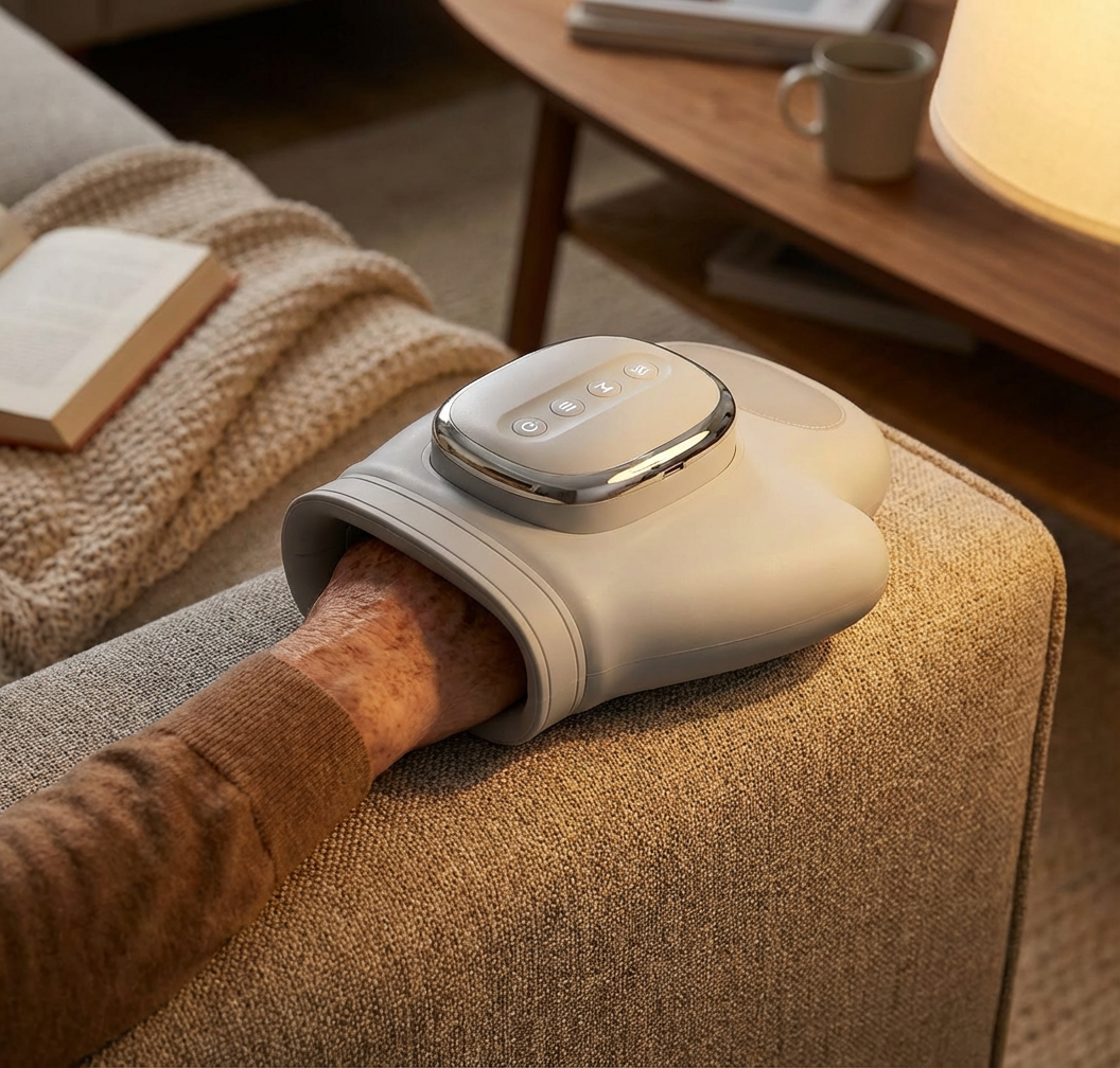heated hand therapy device at home
